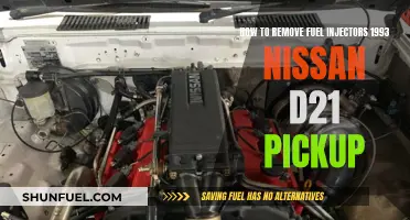 Removing Fuel Injectors from a 1993 Nissan D21 Pickup Truck
