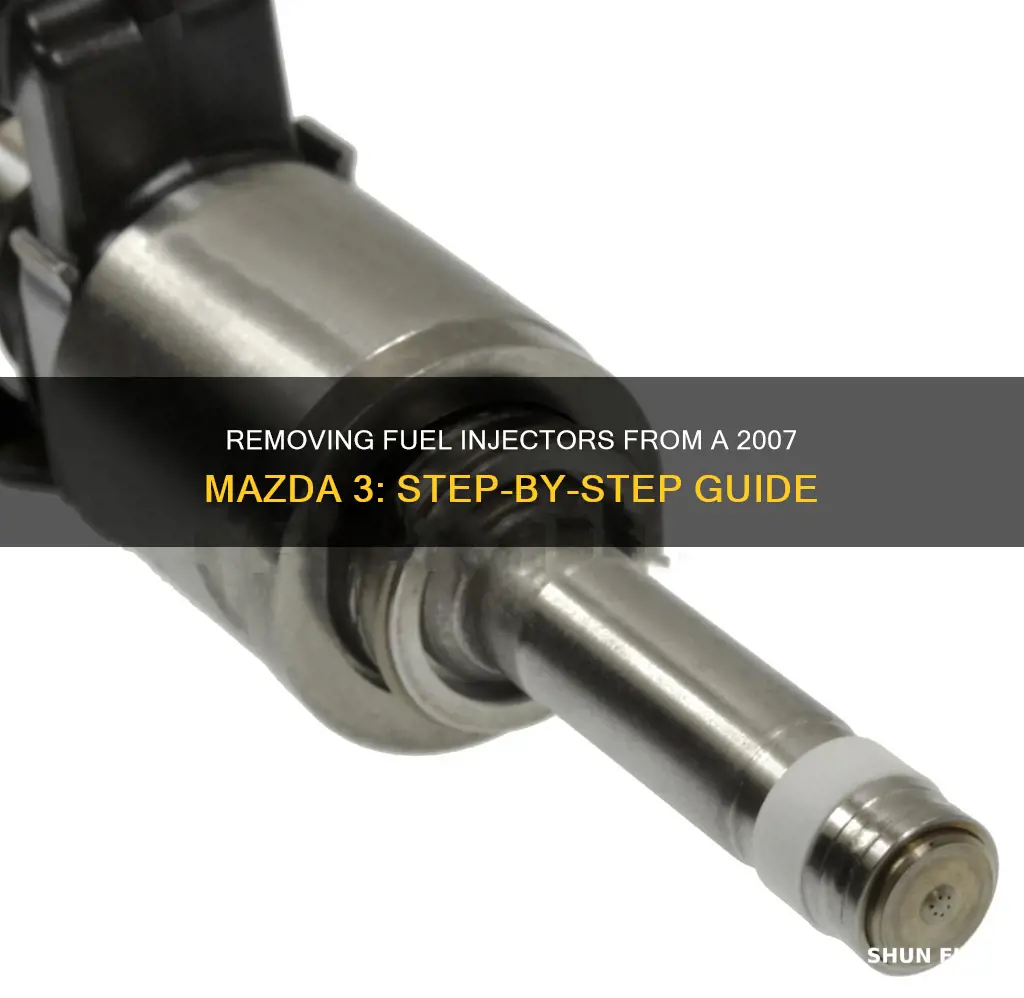 how to remove fuel injectors 2007 mazda 3