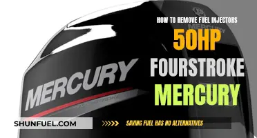 Removing Fuel Injectors from a 50hp Four-Stroke Mercury Engine