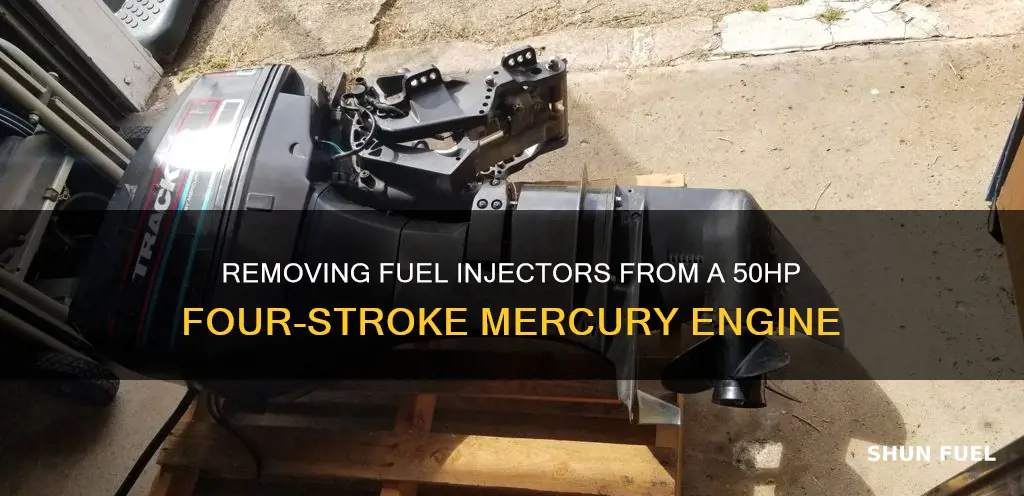 how to remove fuel injectors 50hp fourstroke mercury