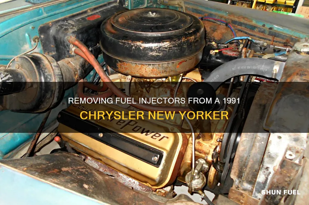 how to remove fuel injectors from 1991 chrysler new yorker