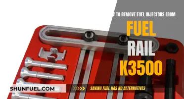 Removing Fuel Injectors: K3500 Fuel Rail Guide