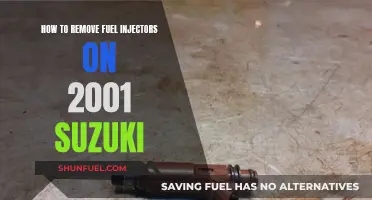 Removing Fuel Injectors: A Guide for 2001 Suzuki Models