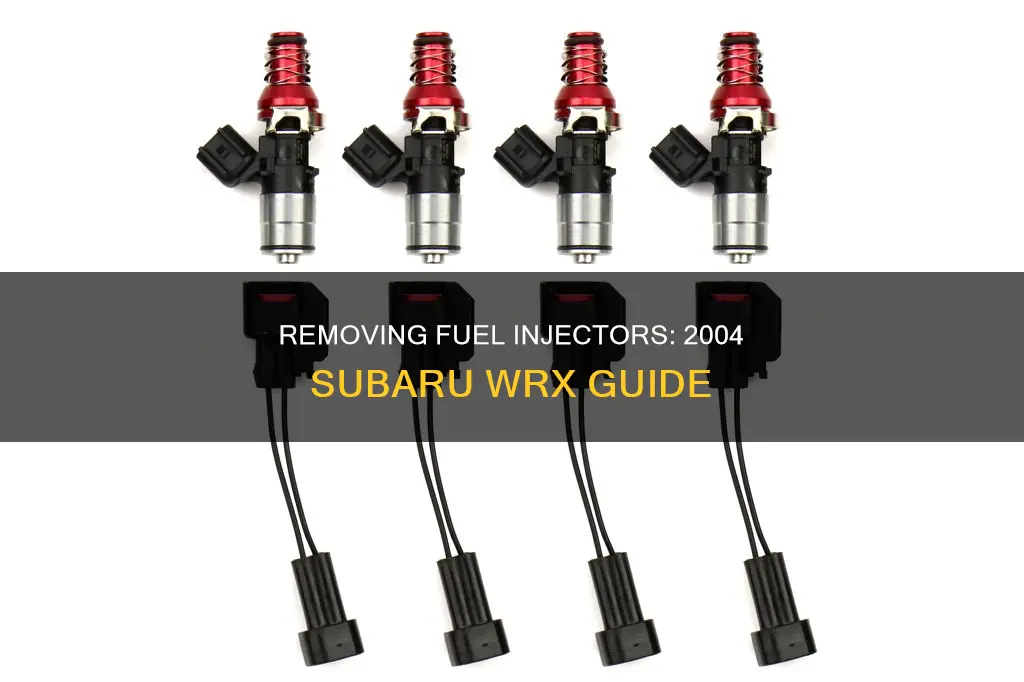 how to remove fuel injectors on a 2004 subaru wrx
