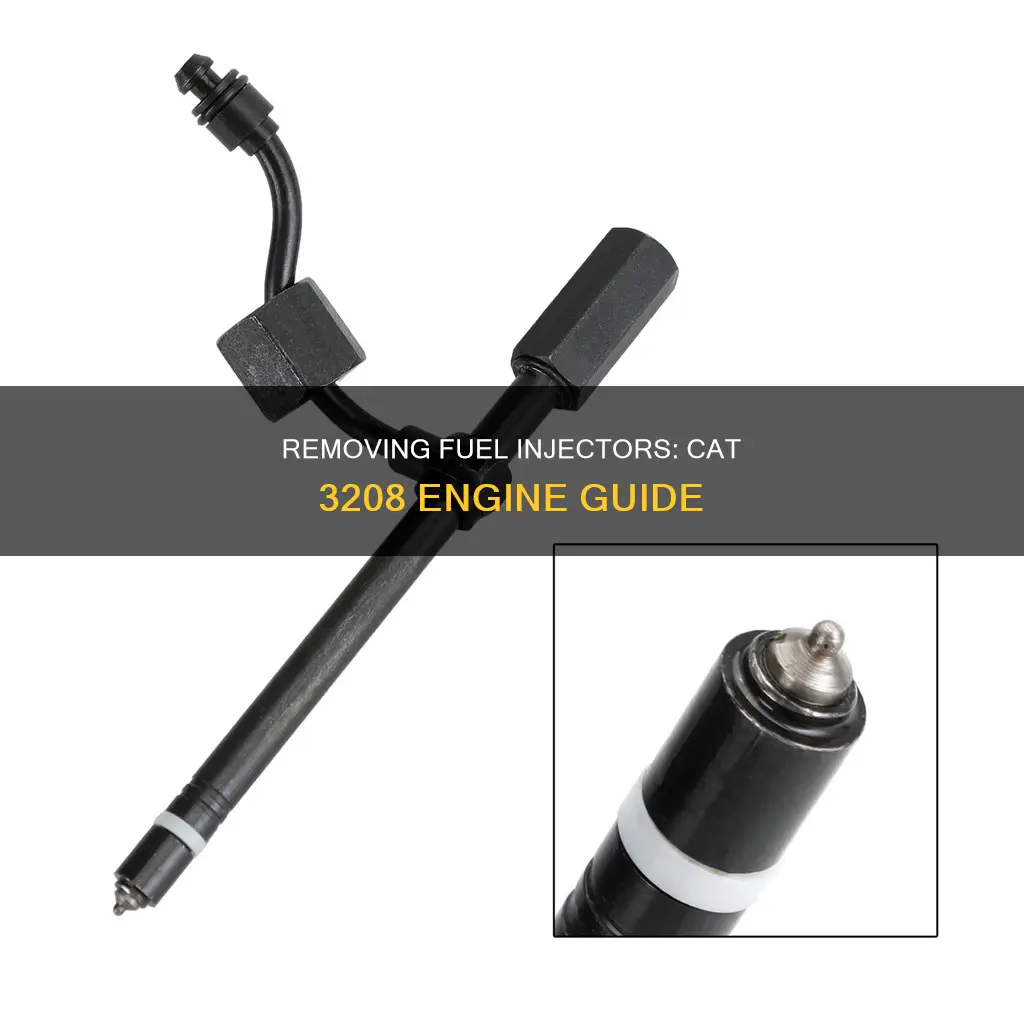 how to remove fuel injectors on a cat 3208