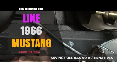 Mastering the Art of Fuel Line Removal: A 1966 Mustang Guide