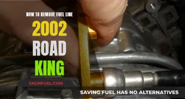 Removing Fuel Lines: 2002 Road King Guide