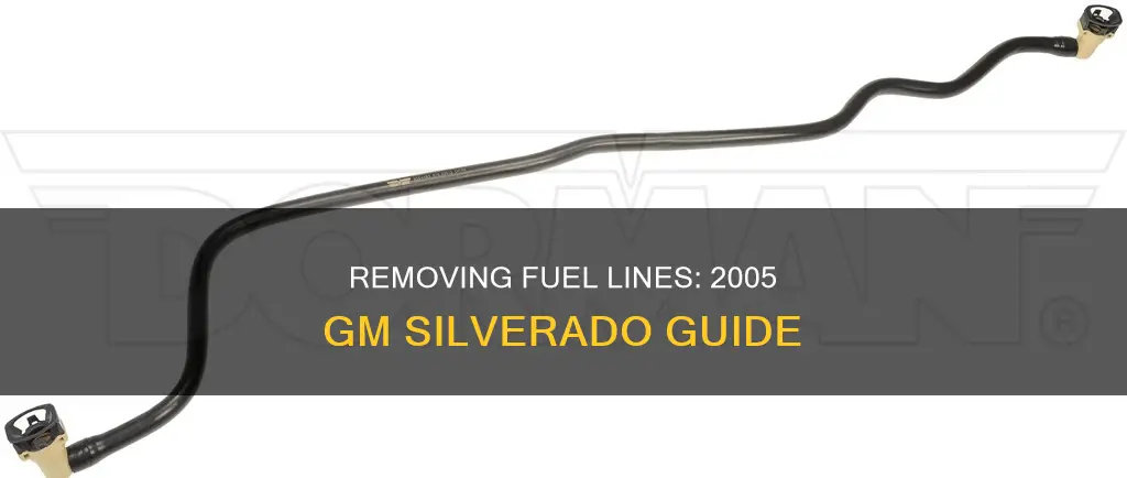 how to remove fuel line 2005 gm silverado