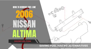 Removing Fuel Lines in a 2006 Nissan Altima