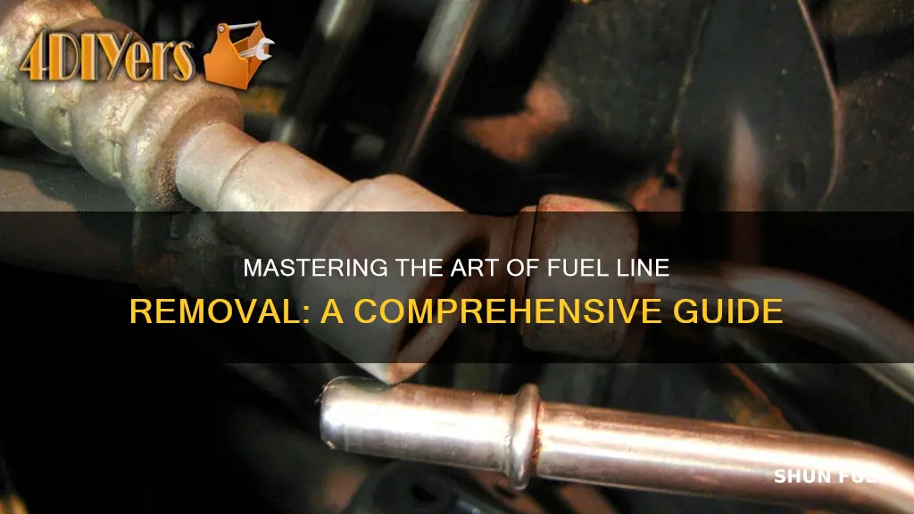 how to remove fuel line 350