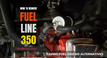 Removing the Fuel Line 350: A Step-by-Step Guide
