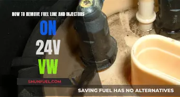 Removing Fuel Line and Injectors from Your 24V VW