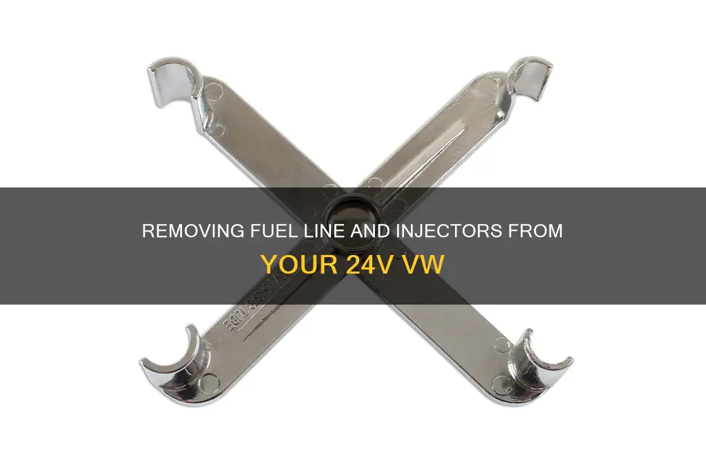 how to remove fuel line and injectors on 24v vw