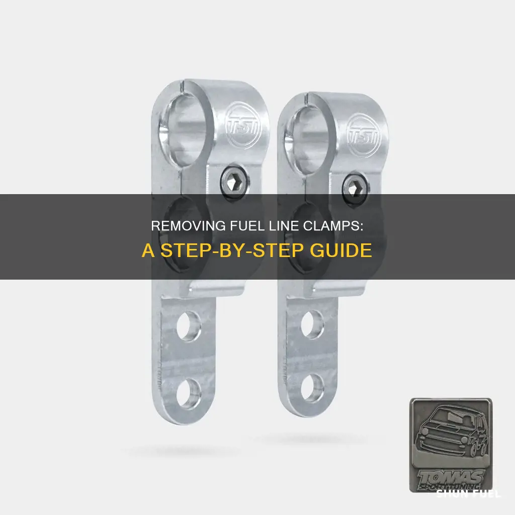 how to remove fuel line clamps