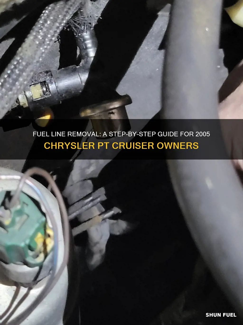 how to remove fuel line from 2005 chrysler pt cruiser