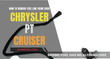 Removing Fuel Lines from a 2005 Chrysler PT Cruiser