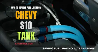 Removing Fuel Line from Chevy S10 Tank: Step-by-Step Guide