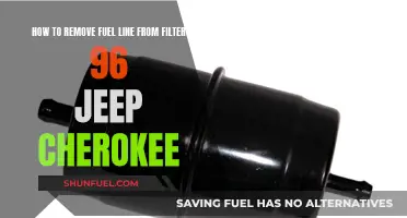 Removing Fuel Line from 96 Jeep Cherokee Filter: Step-by-Step Guide