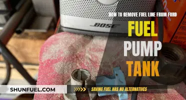 Removing Fuel Lines: Ford Fuel Pump Tank Guide