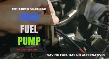 Ford Fuel Pump: A Step-by-Step Guide to Removing the Fuel Line