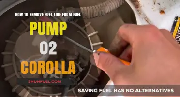 Corolla Fuel Pump Maintenance: A Step-by-Step Guide to Removing the Fuel Line