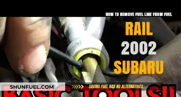 Mastering the Fuel Line Removal: A Guide for 2002 Subaru Owners