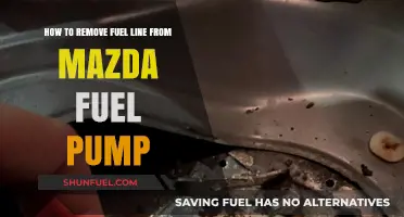 Fuel Line Removal: A Step-by-Step Guide for Mazda Fuel Pumps