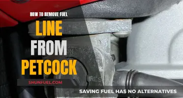 Removing Fuel Line: Detaching from Petcock Easily