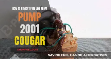 Removing Fuel Lines: 2001 Cougar, Step-by-Step Guide