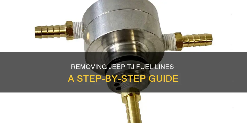 how to remove fuel line jeep tj