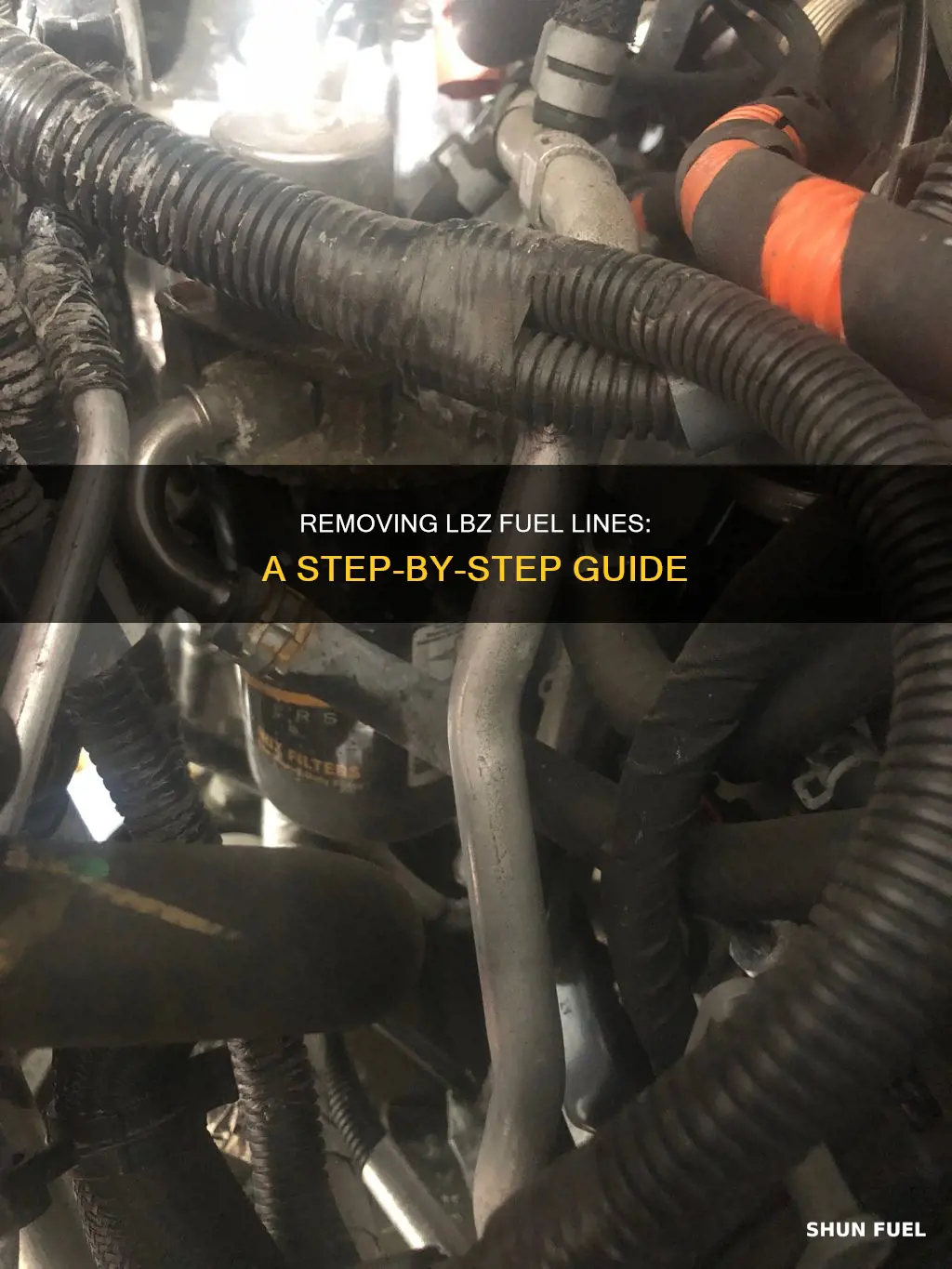 how to remove fuel line lbz