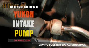 Fuel Line Removal: Guide for 99 Yukon Intake Pump