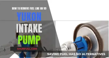 Removing Fuel Line on '99 Yukon Intake Pump: A Guide