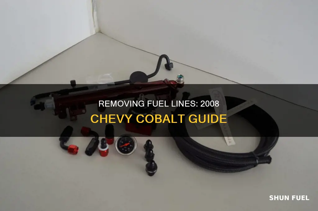how to remove fuel line on a 2008 chevy cobalt