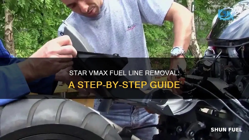 how to remove fuel line on star vmax