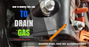 Fuel Line Removal: A Guide to Draining Gas Safely