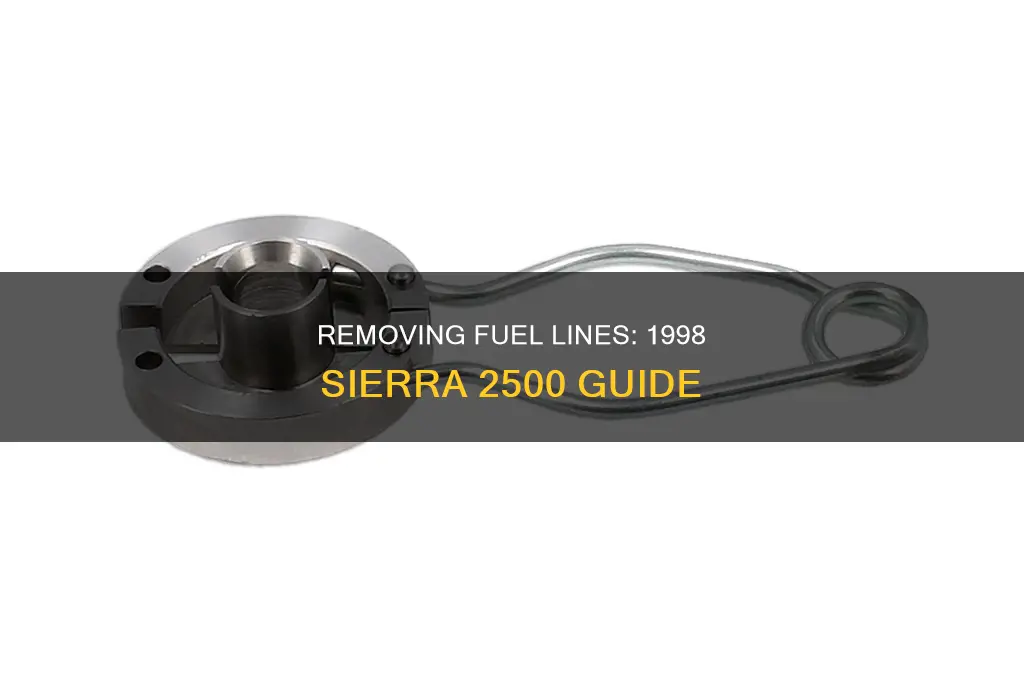 how to remove fuel lines 1998 2500 sierra