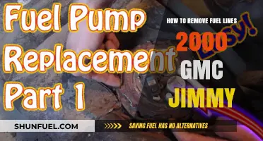 Mastering the Art of Fuel Line Removal: A Guide for 2000 GMC Jimmy Owners