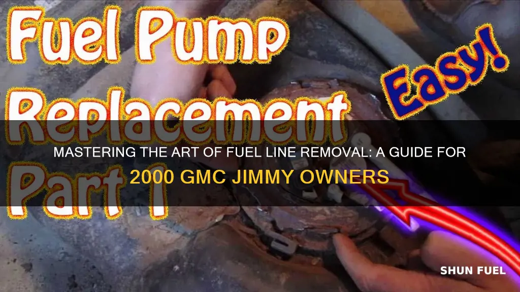 how to remove fuel lines 2000 gmc jimmy