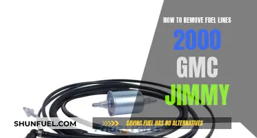 Removing Fuel Lines: 2000 GMC Jimmy Guide