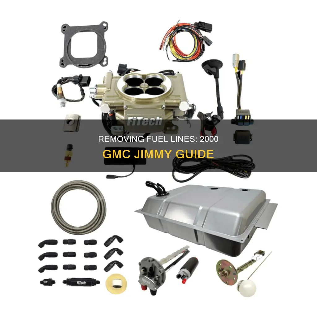 how to remove fuel lines 2000 gmc jimmy