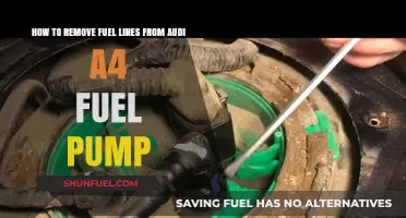 Audi A4 Fuel Pump: A Guide to Removing Fuel Lines