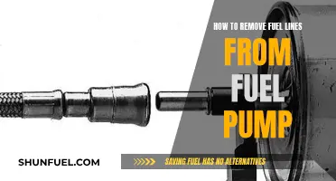Removing Fuel Lines: A Guide for Safe Fuel Pump Disconnection