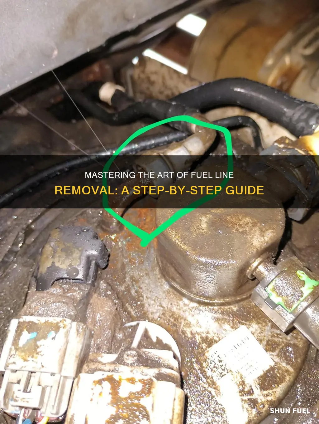 how to remove fuel lines from gas tank