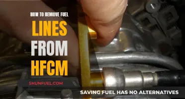 Removing Fuel Lines: HFCM Maintenance Essentials