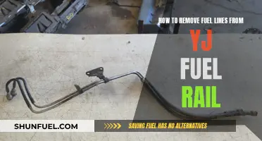 Removing Fuel Lines: YJ Fuel Rail Guide