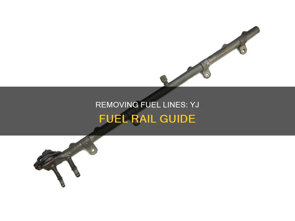 how to remove fuel lines from yj fuel rail