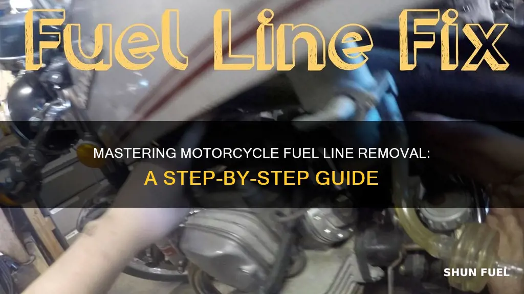 how to remove fuel lines motorcycle