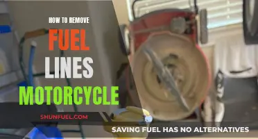 Removing Fuel Lines: A Step-by-Step Guide for Motorcycles