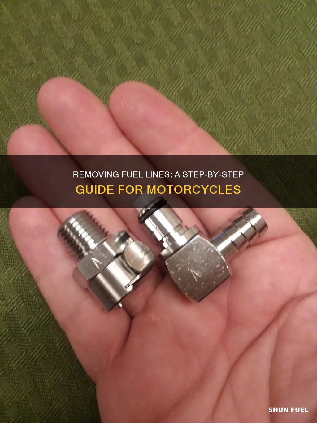 how to remove fuel lines motorcycle
